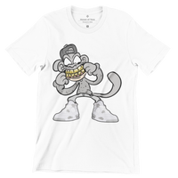 Matching for Sneaker Jordan 4 Oreo Monkey Boy Grill Tee