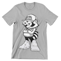 Matching for Sneaker Jordan 4 Oreo Cash Addicts RacoonBoy Tee