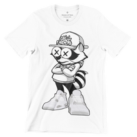 Matching for Sneaker Jordan 4 Oreo Cash Addicts RacoonBoy Tee