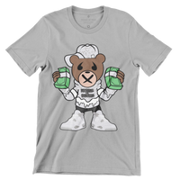 Matching for Sneaker Jordan 4 Oreo Hustle In Silence Bear Cash Tee