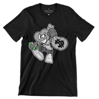 Matching for Sneaker Jordan 4 Oreo Money Love Heart Head Cash Bag Tee