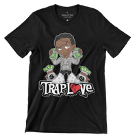 Matching for Sneaker Jordan 4 Oreo TRAPP-LOVE Cash Boy Tee