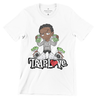 Matching for Sneaker Jordan 4 Oreo TRAPP-LOVE Cash Boy Tee