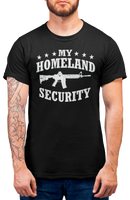My Homeland Security Second Amendment Mens Patriot USA Homeland Graphic T Shirt, 2nd Amendment Right Tee