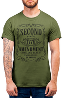 Second amendment JD come and take it Mens Patriot USA Homeland Graphic T Shirt, 2nd Amendment Right Tee