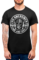 Second amendment circle skull flag Mens Patriot USA Homeland Graphic T Shirt, 2nd Amendment Right Tee