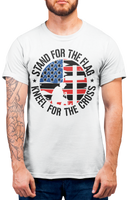 Stand for the flag kneel for the cross Second Amendment Mens Patriot USA Homeland Graphic T Shirt, 2nd Amendment Right Tee