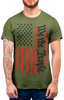 We The People Flag Second Amendment Mens Patriot USA Homeland Graphic T Shirt, 2nd Amendment Right Tee