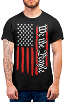 We The People Flag Second Amendment Mens Patriot USA Homeland Graphic T Shirt, 2nd Amendment Right Tee