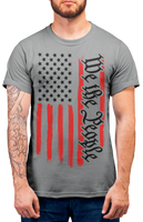 We The People Flag Second Amendment Mens Patriot USA Homeland Graphic T Shirt, 2nd Amendment Right Tee