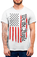 We The People Flag Second Amendment Mens Patriot USA Homeland Graphic T Shirt, 2nd Amendment Right Tee