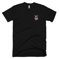 R309 Jordan 4 Fire Red Rhino Embroidered T-Shirt