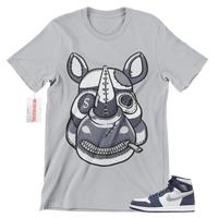 R300 Air Jordan 1 Midnight Navy Sneaker Match T-Shirt