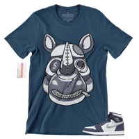 R300 Air Jordan 1 Midnight Navy Sneaker Match T-Shirt