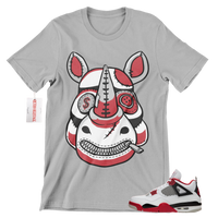 R309 Air Jordan 4 Fire Red T Shirt