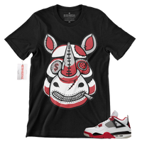 R309 Air Jordan 4 Fire Red T Shirt