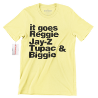 Reggie Jay Z Tupac & Biggie Retro Rap Icon T Shirt