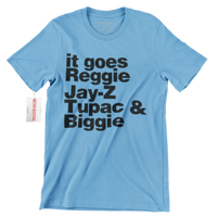 Reggie Jay Z Tupac & Biggie Retro Rap Icon T Shirt