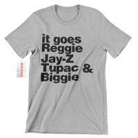 Reggie Jay Z Tupac & Biggie Retro Rap Icon T Shirt