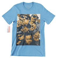 Rap Mural Retro Urban Fashion T Shirt