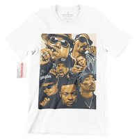 Rap Mural Retro Urban Fashion T Shirt