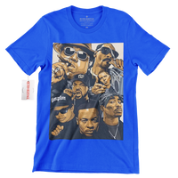 Rap Mural Retro Urban Fashion T Shirt
