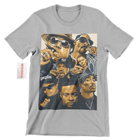 Rap Mural Retro Urban Fashion T Shirt
