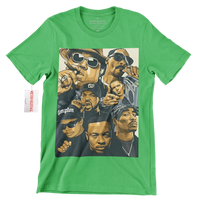 Rap Mural Retro Urban Fashion T Shirt