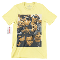 Rap Mural Retro Urban Fashion T Shirt