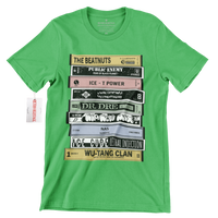 Hip Hop Tapes Large Print Retro T-Shirt