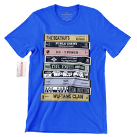 Hip Hop Tapes Large Print Retro T-Shirt