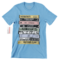 Hip Hop Tapes Large Print Retro T-Shirt