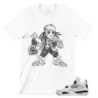 Jordan 4 Military Black Jason Bag T Shirt