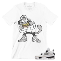 Jordan 4 Military Black Monkey Grill T-Shirt