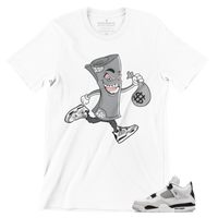 Jordan 4 Military Black Money Heist T Shirt