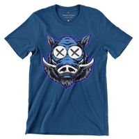 THE WILD BOAR GRAPHIC ART ORIGINAL URBAN STREETWEAR T-SHIRT