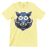 THE WILD BOAR GRAPHIC ART ORIGINAL URBAN STREETWEAR T-SHIRT