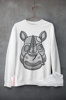 R260 Nike Slam Dunk White Sweatshirt
