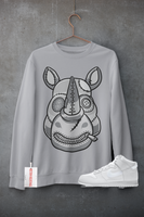 R260 Nike Slam Dunk White Sweatshirt
