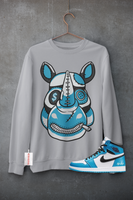 R168 Air Jordan 1 OG University Blue Sweatshirt