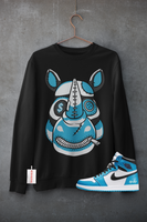 R168 Air Jordan 1 OG University Blue Sweatshirt