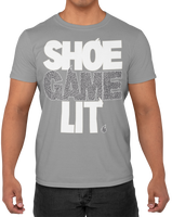 shirt to match jordan 3 white cement reimagined Shoe Game Lit Tee