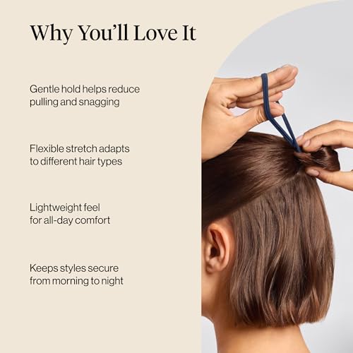 Kitsch Seamless Hair Ties No Damage - Garden Bouquet, 8pcs