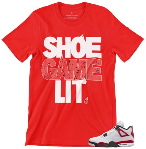 Shirt to Match 4 Red Cement Men's Graphic Urban Tee