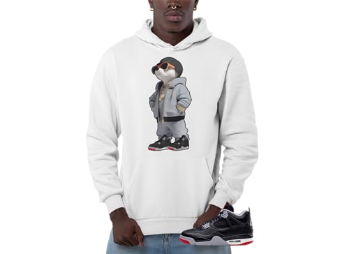 Hoodie To Match Jordan 4 Bred Reimagined Men's Hoodies