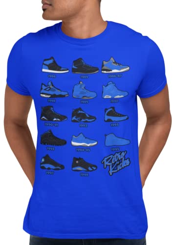 Shirt to Match Royal Black Jordan Retro 1 2 3 4 5 6 7 8 9 10 11 12 13 Sneakers, Men's Tee to Match Jordans