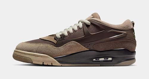 Air Jordan 4 RM Men's Shoes (Ironstone/Baroque Brown/Light Bone/Medium Olive) Size 12