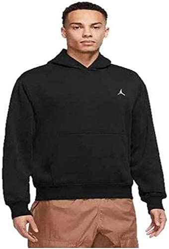 Jordan Men's Black Essential Fleece Pullover Hoodie (DQ7466 010) - L