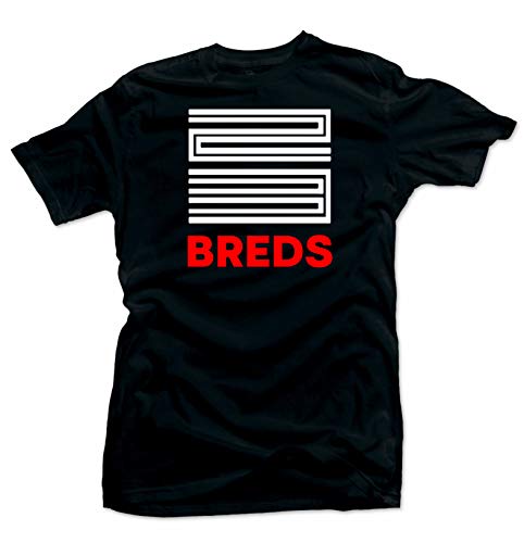 Jordan 11 Bred 2019 Match Shirts (Jordan 11 Bred 2019 - Breds 23 (Black), 3XL)