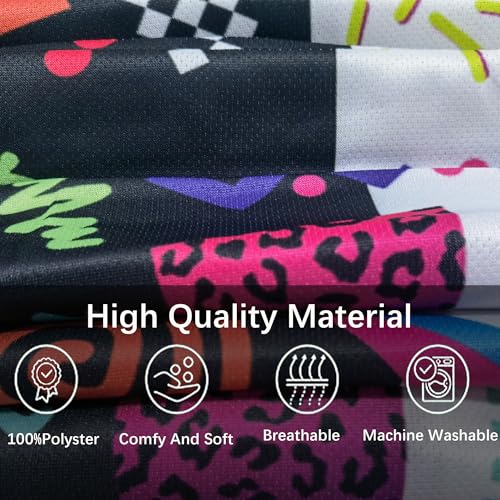70s 80s Couple Golf Shirts,Men's Matching Hawaiian Golf Shirt for Couple,Performance Moisture Wicking Dry Couple Polo Shirt XL